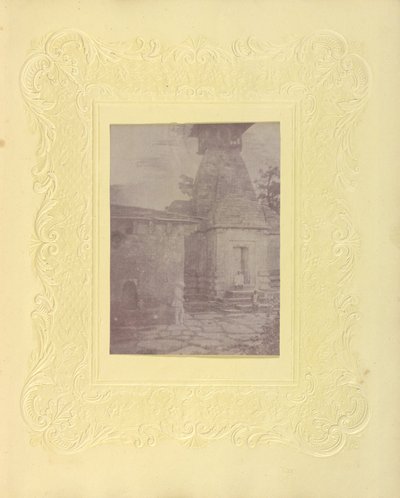 Onbekende maker, Brits, actief in India rond 1843 - Tempel, India door Unbekannt Unbekannt